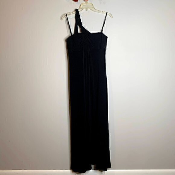 Laundry by Design black one strap long dress - Picture 1 of 5